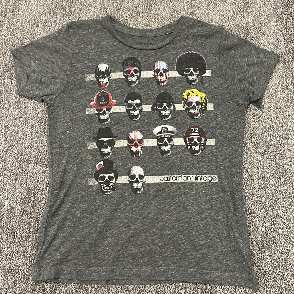 Californian Vintage Skull tee size 6